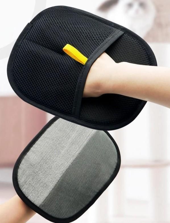 Double-Sided Pet Hair Removal Gloves – Reusable Lint & Fur Cleaner (Pack of 2)