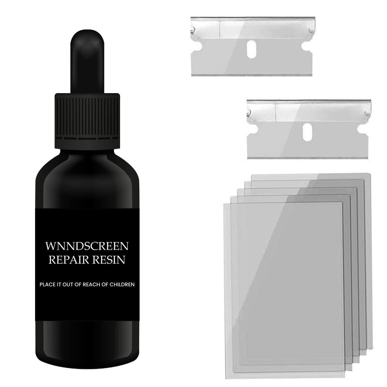 Windshield Glass Repair Resin Kit – Crack & Chip Fix (Pack of 2)