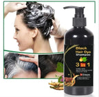 Unisex Instant Black Herbal Hair Dye Shampoo – Grey Hair Coverage 3-in-1 (100 ml)