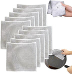 Multipurpose Non-Scratch Wire Dishwashing Cloths – Heavy Duty Cleaning Rags (Pack of 10)