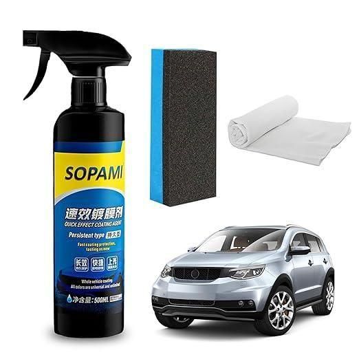 Sopami Nano Ceramic Car Coating Spray – 50ml (Pack of 2)