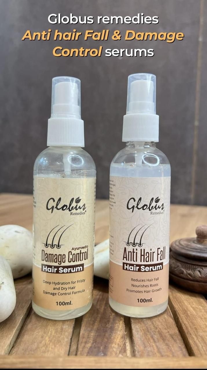 Globus Damage Control & Anti Hair Fall Serum – 100 ml (Pack of 2)