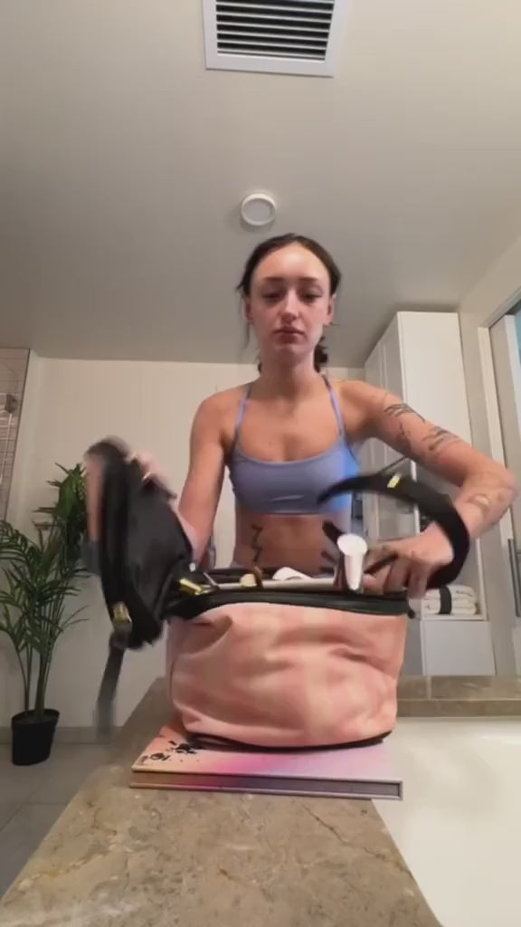 Travel Toiletry Bag with Multiple Compartments – Portable Cosmetic Organizer